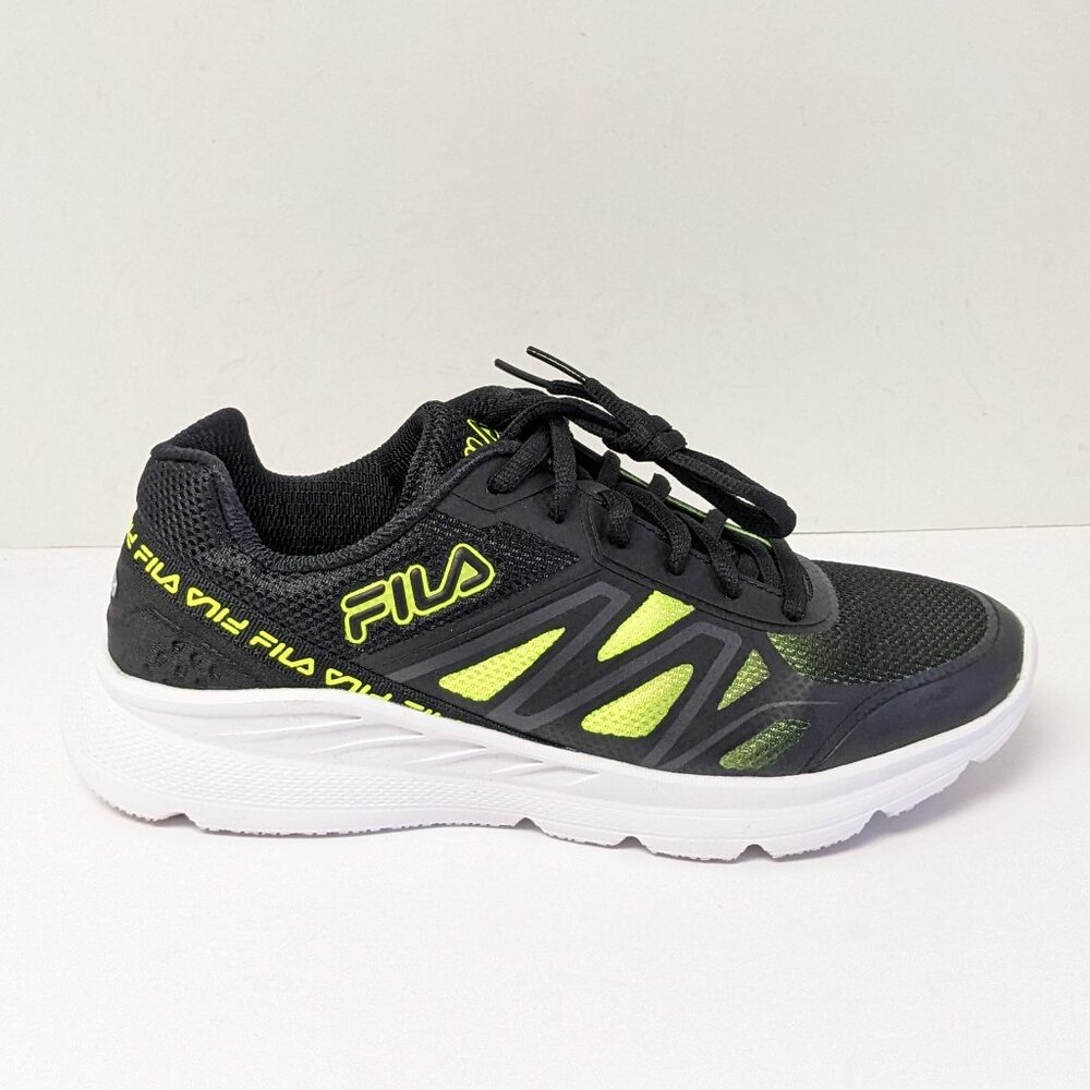Fila Memory Cryptostride Running Shoes, Black, Me… - image 2